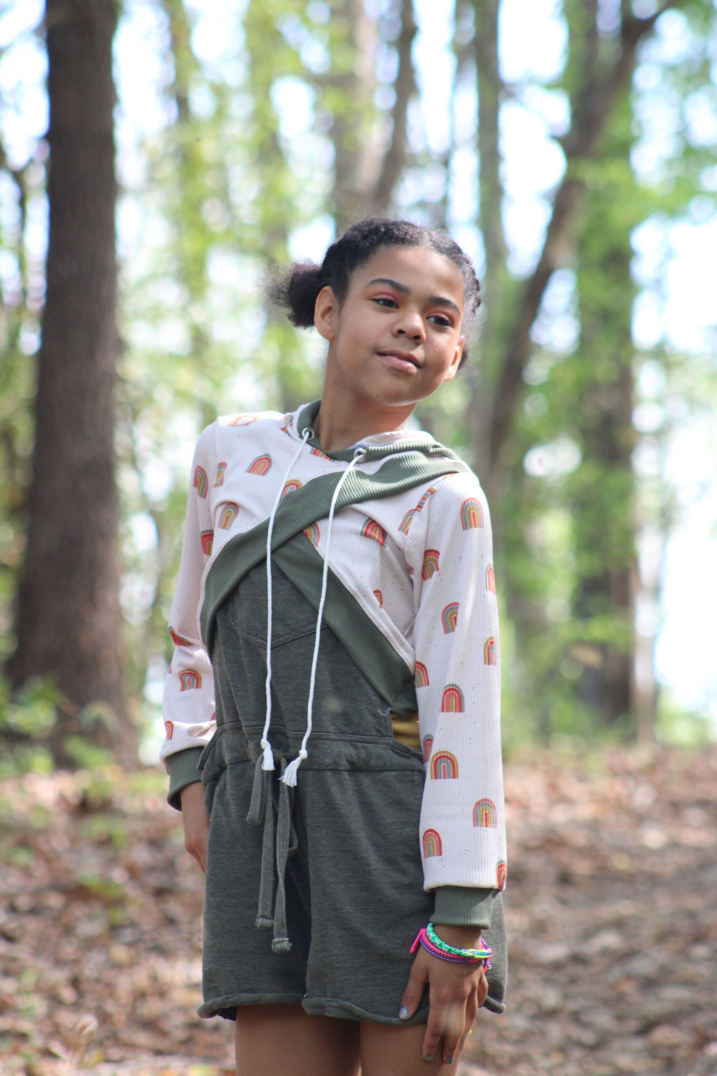 Wisteria Cropped Hoodie