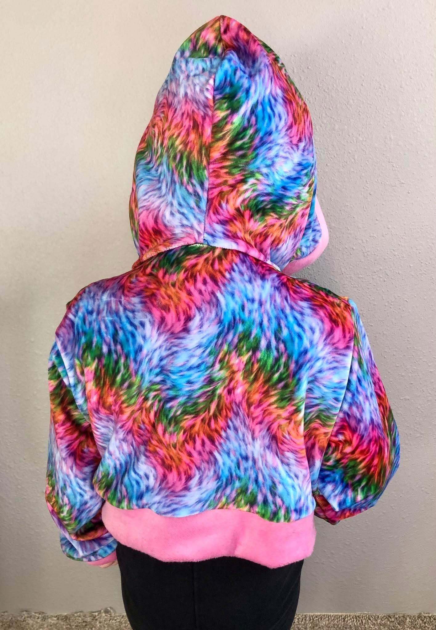 Wisteria Cropped Hoodie
