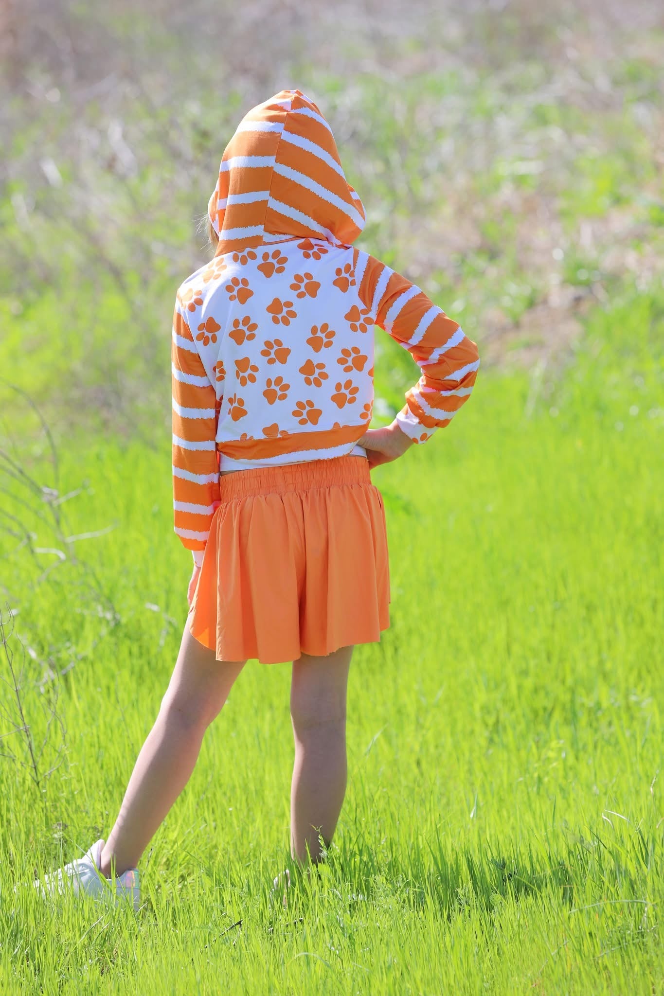 Wisteria Cropped Hoodie
