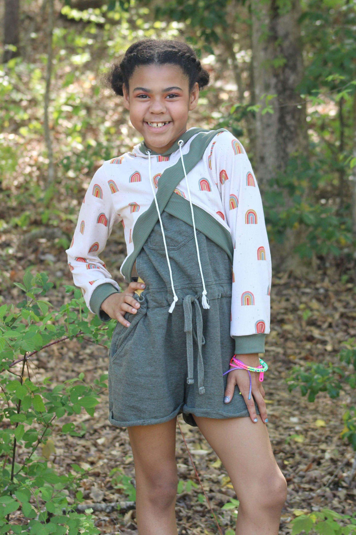 Wisteria Cropped Hoodie