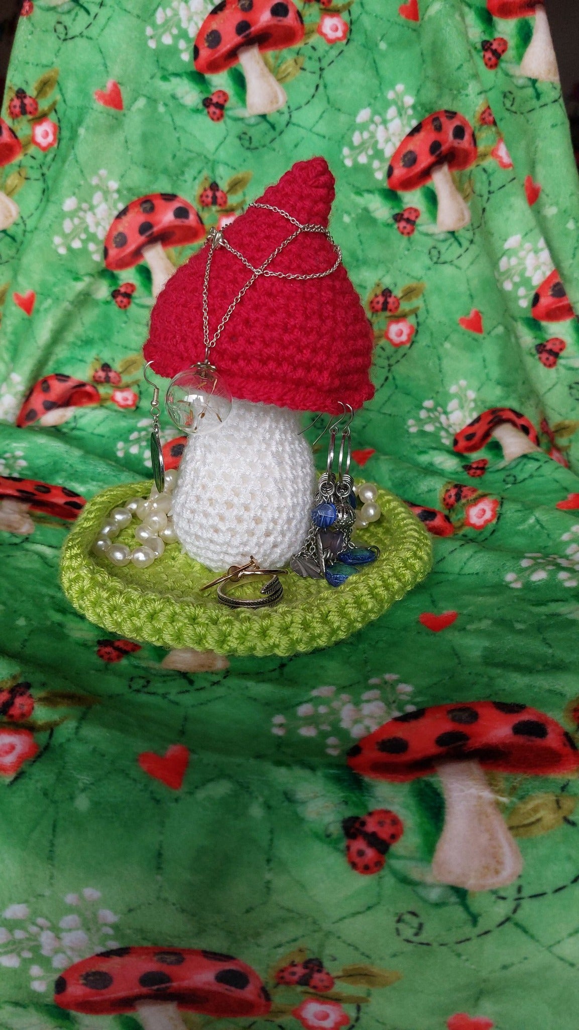 Mushroom Jewelry Tree