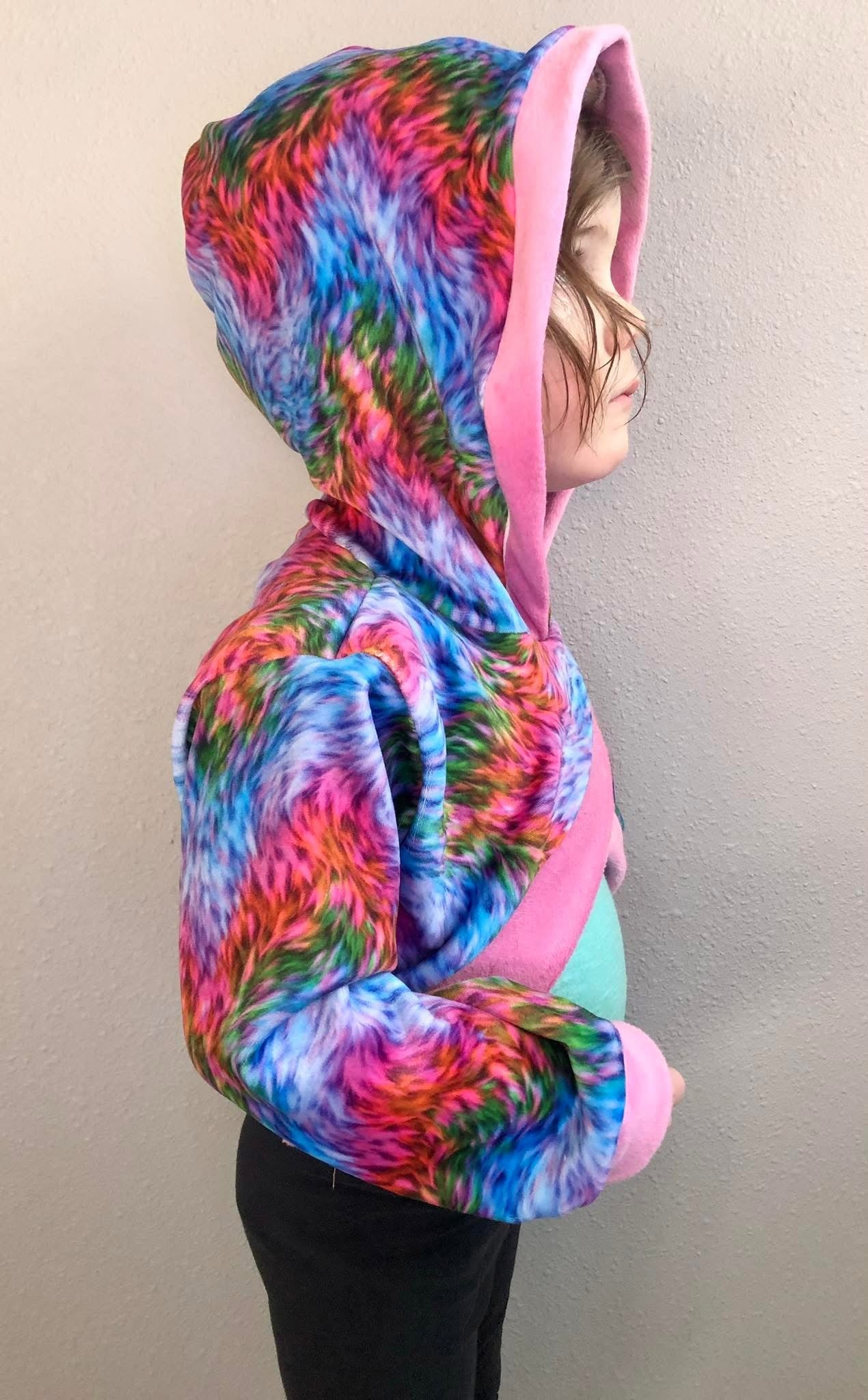 Wisteria Cropped Hoodie